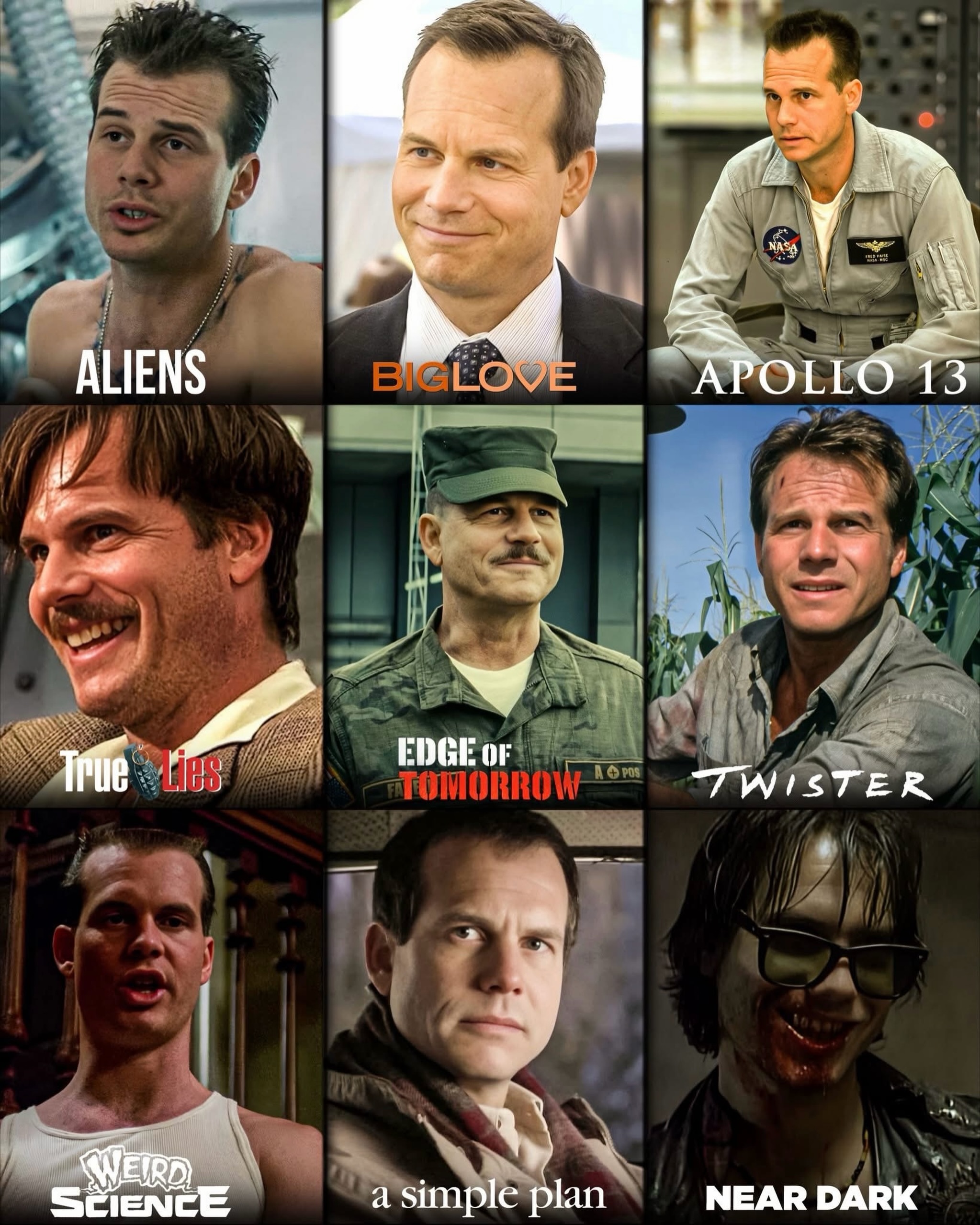 Photo by Universo 42 on May 17, 2026. May be an image of poster and text that says '퍼자으스 ALIENS BIGLOVE APOLLO 13 TrueLies Lies True EDGEOF OF TOMORROW +POS TWISTER WEIRD SCIENCE asimpleplan a simple plan NEAR NEARDARK DARK'.